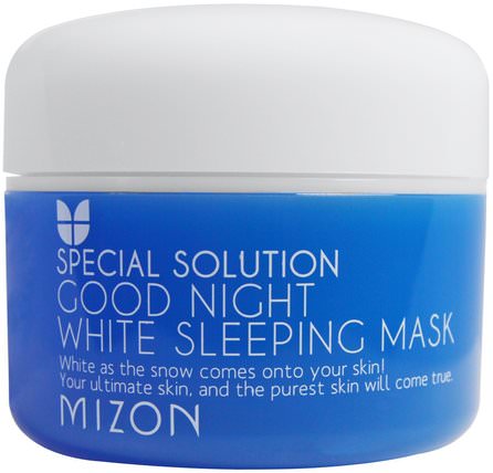 Special Solution, Good Night White Sleeping Mask, 2.70 fl oz (80 ml) by Mizon, 洗澡，美容，面膜 HK 香港