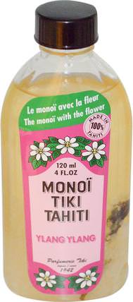 Coconut Oil, Ylang Ylang, 4 fl oz (120 ml) by Monoi Tiare Tahiti, 沐浴，美容，香薰精油，依蘭依蘭油 HK 香港
