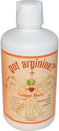 Got Arginine?, Orange Flavor, 32 fl oz (946 ml) by Morningstar Minerals, 補充劑，氨基酸，精氨酸 HK 香港