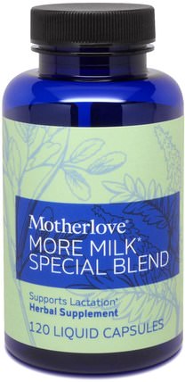 More Milk Special Blend, 120 Liquid Capsules by Motherlove, 健康，懷孕 HK 香港