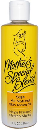 Mothers Special Blend, Skin Toning Oil, 8 fl oz (237 ml) by Mountain Ocean, 健康，懷孕，皮膚，妊娠紋疤痕 HK 香港