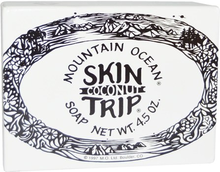 Skin Trip, Coconut Soap, 4.5 oz Bar by Mountain Ocean, 洗澡，美容，肥皂 HK 香港
