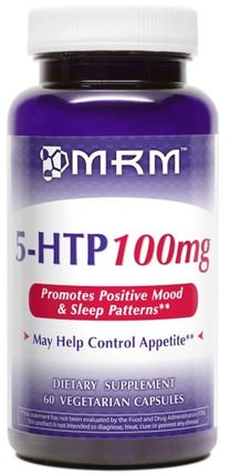 5-HTP, 100 mg, 60 Veggie Caps by MRM, 補充劑，5-htp，5-htp 100 mg HK 香港
