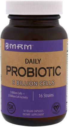 Daily Probiotic, 30 Veggie Caps by MRM, 補充劑，益生菌 HK 香港