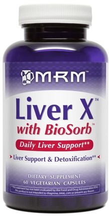 Liver X with BioSorb, 60 Veggie Caps by MRM, 健康，肝臟支持 HK 香港