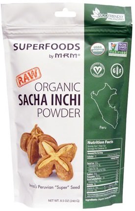 Organic Sacha Inchi Powder, 8.5 oz (240 g) by MRM, 補品，蛋白質，超級食品 HK 香港