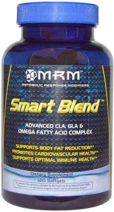 Smart Blend, Advanced CLA, GLA & Omega Fatty Acid Complex, 120 Softgels by MRM, 補充劑，efa omega 3 6 9（epa dha） HK 香港