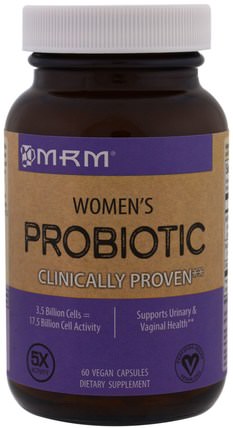 Womens Probiotic, 60 Veggie Caps by MRM, 補品，健康，女性 HK 香港