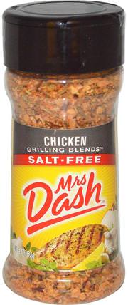 Chicken Grilling Blends, Salt-Free, 2.5 oz (68 g) by Mrs. Dash, 食物，香料和調味料 HK 香港