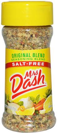 Original Seasoning Blend, Salt-Free, 2.5 oz (71 g) by Mrs. Dash, 食物，香料和調味料 HK 香港