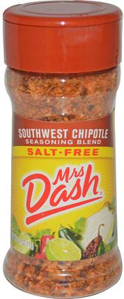 Southwest Chipotle Seasoning Blend, Salt-Free, 2.5 oz (71 g) by Mrs. Dash, 食物，香料和調味料 HK 香港