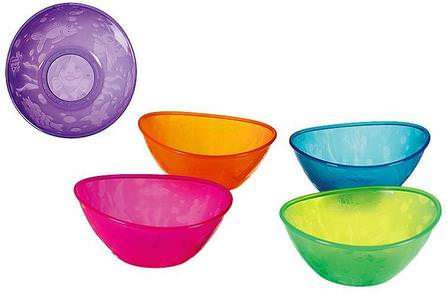 Multi Bowls, 6+ Months, 5 Bowls, 12 oz Each by Munchkin, 兒童健康，兒童食品 HK 香港