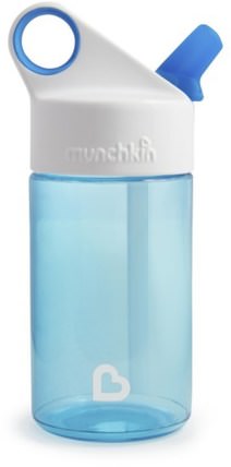 Sport, Kids Reusable Bottle, 18+ Months, Blue, 12 oz (355 ml) by Munchkin, 兒童健康，兒童食品 HK 香港
