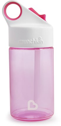 Sport, Kids Reusable Bottle, 18+ Months, Pink, 12 oz (355 ml) by Munchkin, 兒童健康，兒童食品 HK 香港