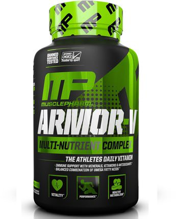 Armor-V, Advanced Multi-Nutrient Complex, 180 Capsules by MusclePharm, 運動，肌肉 HK 香港