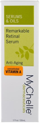 Remarkable Retinal Serum, Anti-Aging, 1 fl oz (30 ml) by MyChelle Dermaceuticals, 美容，面部護理，面霜，乳液 HK 香港