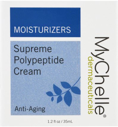 Supreme Polypeptide Cream, Anti-Aging, 1.2 fl oz (35 ml) by MyChelle Dermaceuticals, 美容，面部護理，面霜，乳液，健康，皮膚 HK 香港