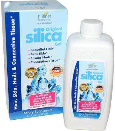 Hubner, Original Silica Gel, 17 fl oz (500 ml) by Naka Herbs & Vitamins Ltd, 補充劑，礦物質，二氧化矽（矽） HK 香港