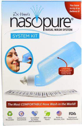 Nasal Wash System, System Kit, 1 Kit by Nasopure, 健康，過敏，鼻腔健康，洗鼻 HK 香港