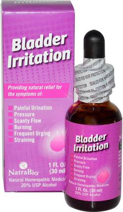 Bladder Irritation, 1 fl oz (30 ml) by NatraBio, 健康，膀胱 HK 香港