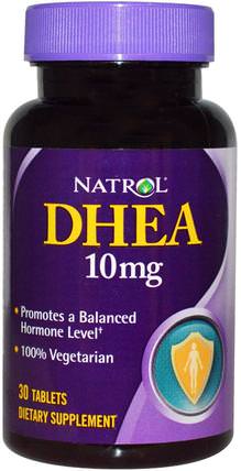 DHEA, 10 mg, 30 Tablets by Natrol, 補充劑，dhea HK 香港