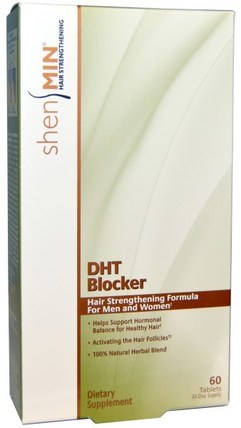 Shen Min Hair Strengthening, DHT Blocker, 60 Tablets by Natrol, 健康，女性，頭髮補充劑，指甲補品，皮膚補充劑，沐浴，美容，頭髮稀疏和再生 HK 香港