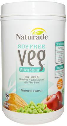 Soy-Free Veg, Protein Booster, Natural Flavor, 29.6 oz (840 g) by Naturade, 補充劑，蛋白質，豌豆蛋白質 HK 香港