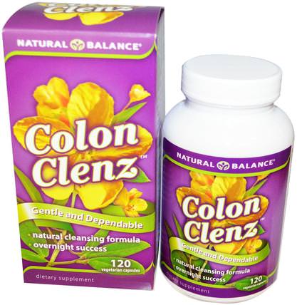 Colon Clenz, 120 Vegetarian Capsules by Natural Balance, 健康，排毒 HK 香港