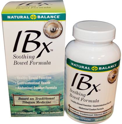 IBX Soothing Bowel Formula, 120 Veggie Caps by Natural Balance, 健康，ibs HK 香港