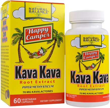 Kava Kava Root Extract, 60 Veggie Caps by Natural Balance, 草藥，卡瓦卡瓦 HK 香港