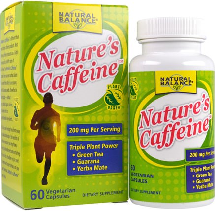 Natures Caffeine, 60 Veggie Caps by Natural Balance, 健康，精力 HK 香港