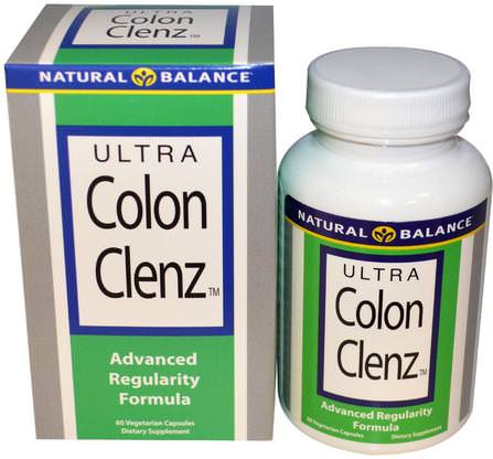 Ultra Colon Clenz, 60 Veggie Caps by Natural Balance, 健康，排毒，結腸清洗 HK 香港