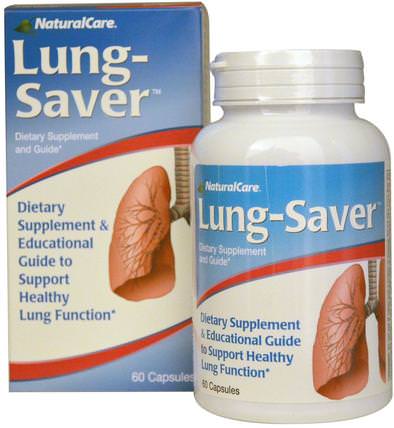 Lung-Saver, 60 Capsules by Natural Care, 健康，哮喘 HK 香港