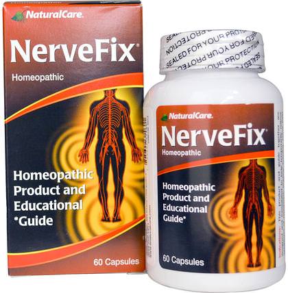 Nerve Fix, 60 Capsules by Natural Care, 補品，順勢療法，健康 HK 香港