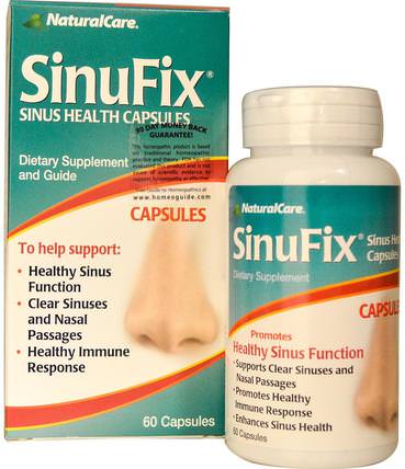 SinuFix, Sinus Health Capsules, 60 Capsules by Natural Care, 健康，鼻腔健康，鼻腔 HK 香港