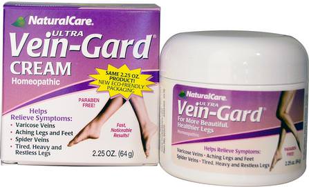 Ultra Vein-Gard Cream, 2.25 oz (64 g) by Natural Care, 健康，女性，靜脈曲張的護理 HK 香港