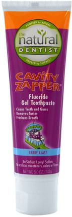 Cavity Zapper, Fluoride Gel Toothpaste, Berry Blast, 5.0 oz (142 g) by Natural Dentist, 洗澡，美容，牙膏 HK 香港