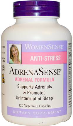 WomenSense, AdrenaSense, Adrenal Formula, 120 Veggie Caps by Natural Factors, 補充劑，腎上腺 HK 香港