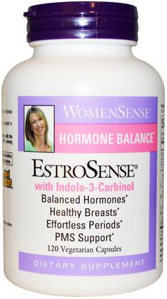 WomenSense, EstroSense, Hormone Balance, 120 Vegetarian Capsules by Natural Factors, 健康，女性，乳腺癌 HK 香港