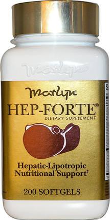 Marlyn, Hep-Forte, 200 Softgels by Naturally Vitamins, 健康，肝臟支持 HK 香港