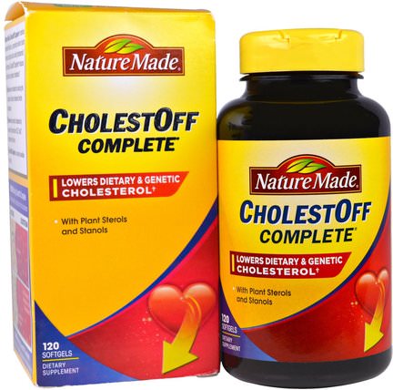 CholestOff Complete, 120 Softgels by Nature Made, 健康，膽固醇支持，膽固醇 HK 香港