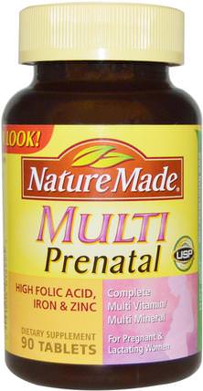 Multi Prenatal, 90 Tablets by Nature Made, 維生素，產前多種維生素 HK 香港