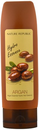 Argan Essential Hydro Hair Essence, 3.89 fl oz (115 ml) by Nature Republic, 洗澡，美容，頭髮，頭皮 HK 香港