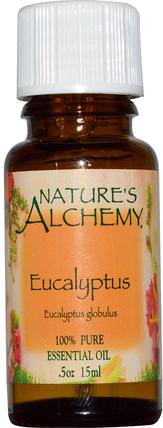 Eucalyptus, Essential Oil.5 oz (15 ml) by Natures Alchemy, 沐浴，美容，香薰精油，桉樹油 HK 香港