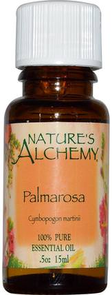 Palmarosa, Essential Oil.5 oz (15 ml) by Natures Alchemy, 沐浴，美容，香薰精油，棕櫚油 HK 香港