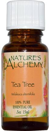 Tea Tree, Essential Oil.5 oz (15 ml) by Natures Alchemy, 沐浴，美容，香薰精油，茶樹精油 HK 香港