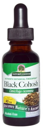 Black Cohosh, Alcohol-Free, 40 mg, 1 fl oz (30 ml) by Natures Answer, 健康，女性，黑升麻 HK 香港