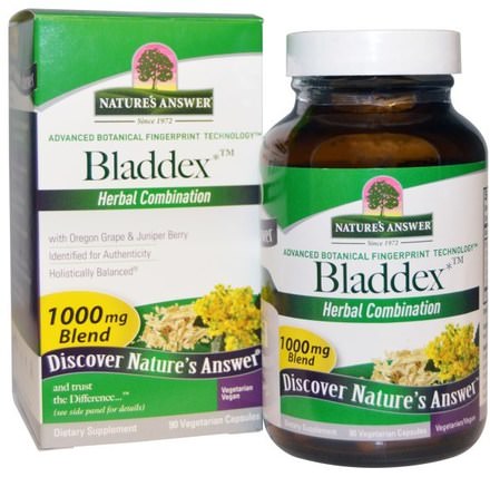 Bladdex, 1000 mg, 90 Vegetarian Capsules by Natures Answer, 健康，膀胱 HK 香港