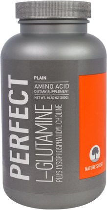 IsoPure, Perfect L-Glutamine Amino Acid, Plain, 10.50 oz (300 g) by Natures Best, 補充劑，氨基酸，l谷氨酰胺，l谷氨酰胺粉末 HK 香港