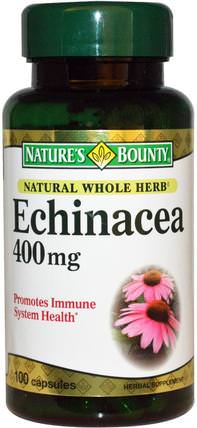 Echinacea, 400 mg, 100 Capsules by Natures Bounty, 補充劑，抗生素 HK 香港
